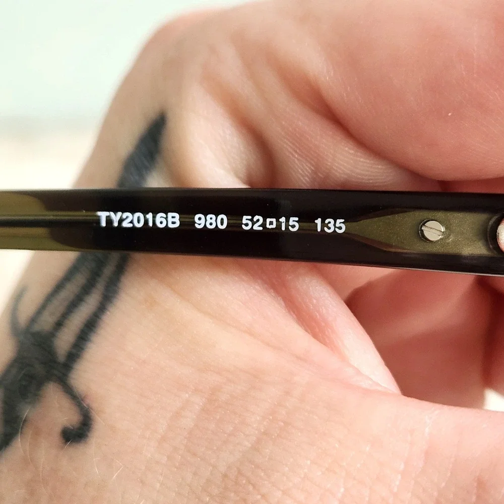 Vintage Tory Burch Eyeglasses‎ Women's Olive Green Square Frames Green Gems